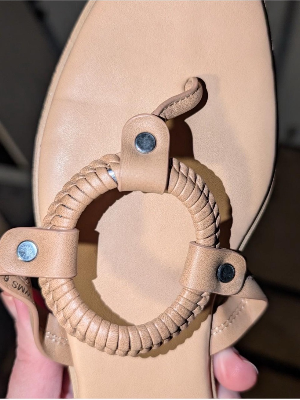 DV by Dolce Vita Tan Braided Ring Toe Sandals